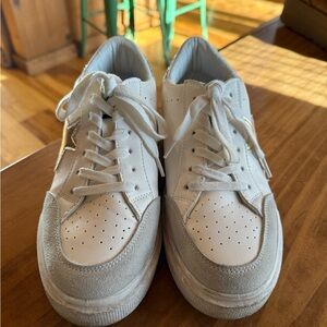 Vintage Havana White Leather Sneakers